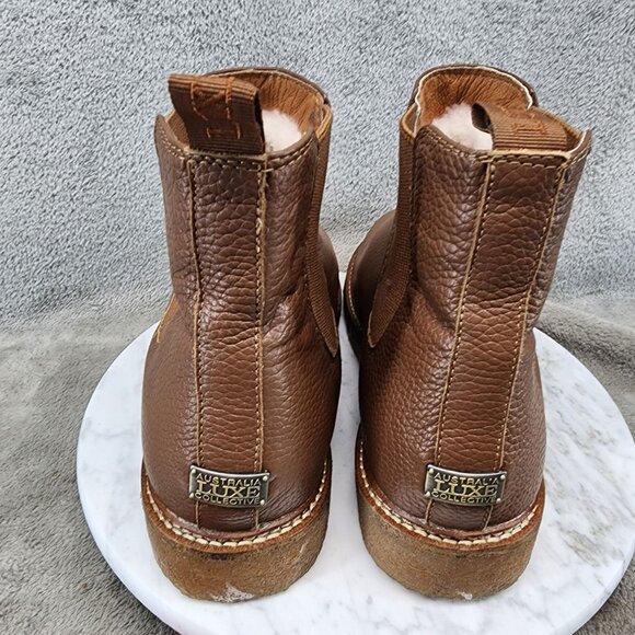 Australia Luxe Collective Shoes Mens Size 9 Lifer Brown Leather Boots *GUC* main image 12